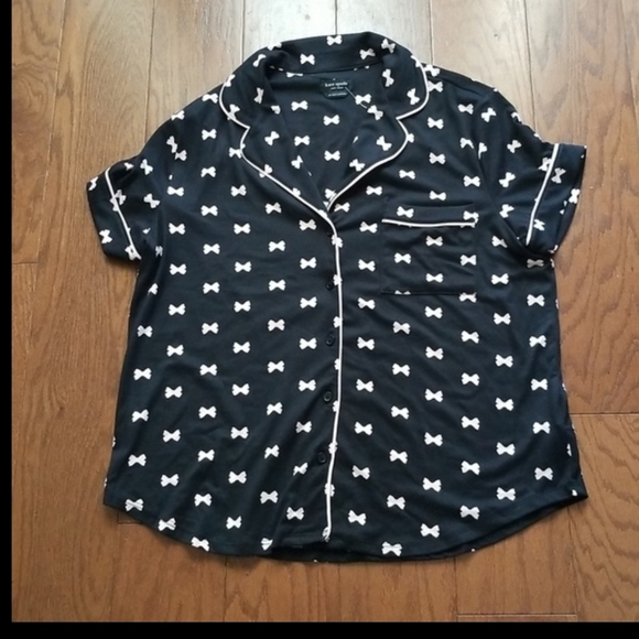 NEW! Kate Spade Pink Bow pajamas NWT - Picture 4 of 7